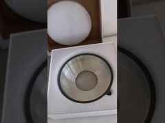 چرخ سنگ زنی CBN با رزین باند B181 برای سنگ زنی و پولیش فولاد با سرعت بالا 6A2 175*45T*78*6*2mm