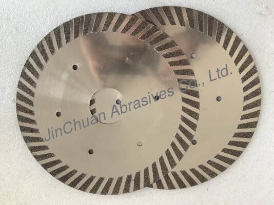 کیفیت  Electro Cutting Disc For Rubber Cutting Electroplated Bonded Cutting Wheel 1A1R کارخانه