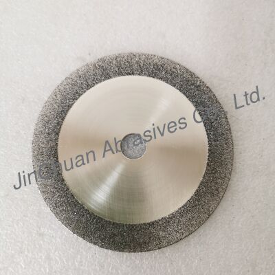 کیفیت  Customed Single-Sided Abrasive Electroplated CBN Cutting Blades 100*0.8*12.7mm B60/70 کارخانه