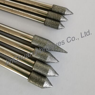 کیفیت  Custom-Made Electroplated Diamond Grinding Heads In Various Sizes. For Cemented Carbide کارخانه