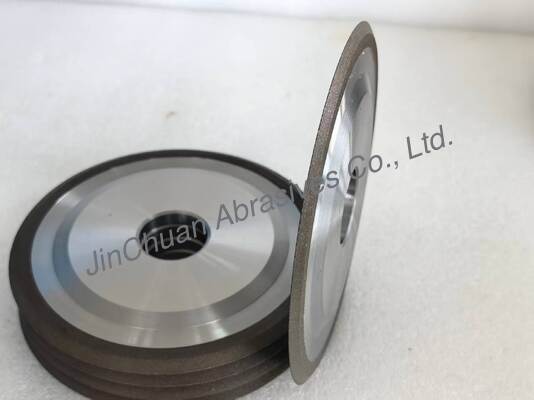 Resin CBN Grinding Wheel 150mm OD 60 Degree V Shape Long Life For HSS Tool Grinding