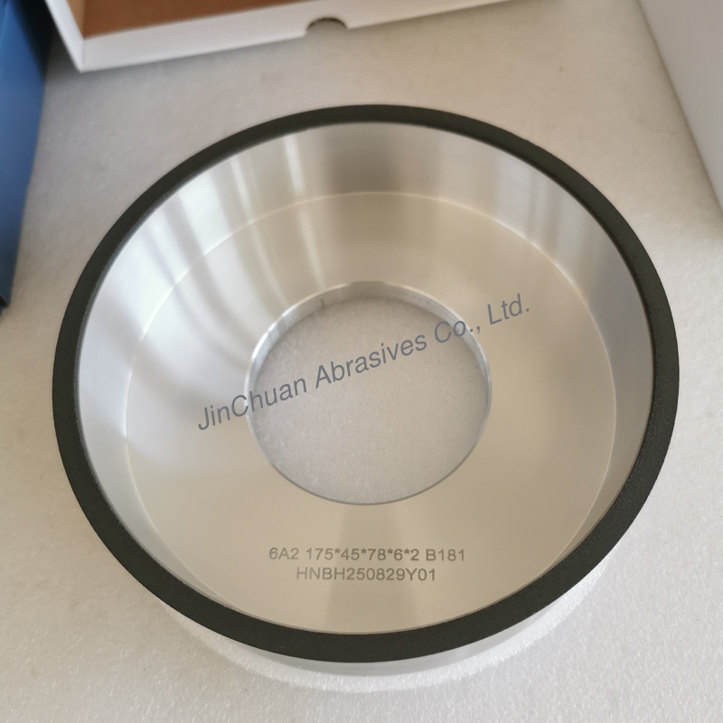 6A2 175*45T*78*6*2mm  B181 Resin Bond CBN Grinding Wheel For Grinding And Polishing High-Speed Steel
