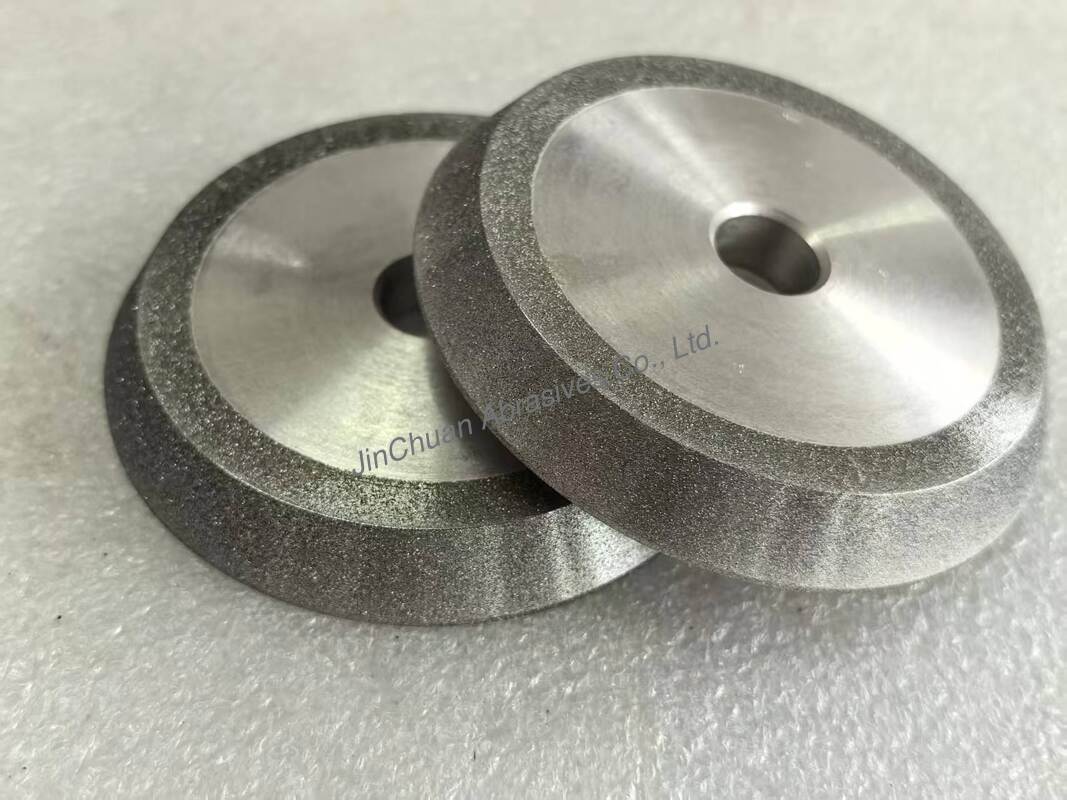Custom Wear-Resistant Electroplated Diamond Grinding Wheel 78*10*12.7*5*V60 With High-Speed Capability