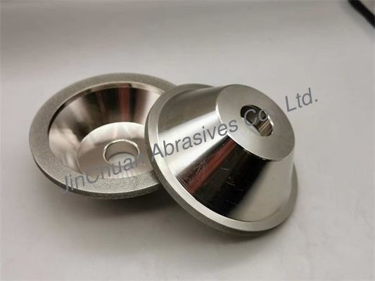 چرخ سنگ زنی الماس آبکاری شده 11V9 جام D400 قطر 100