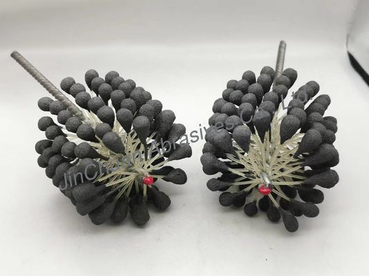 90*80*200mm 60 Grit Flex Hone Brush To Remoting Burr