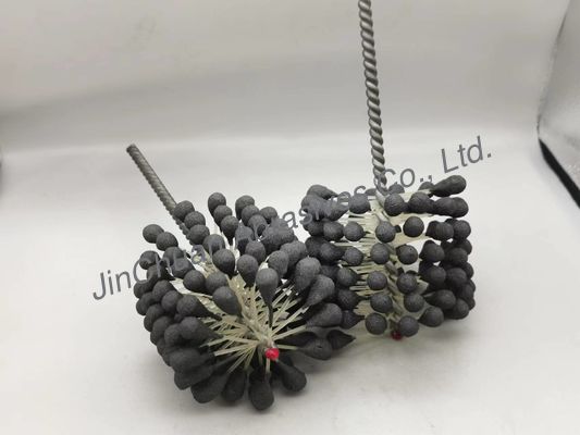 90*80*200mm 60 Grit Flex Hone Brush To Remoting Burr