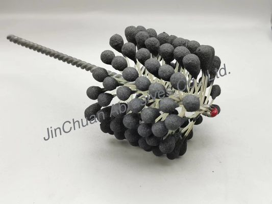 90*80*200mm 60 Grit Flex Hone Brush To Remoting Burr