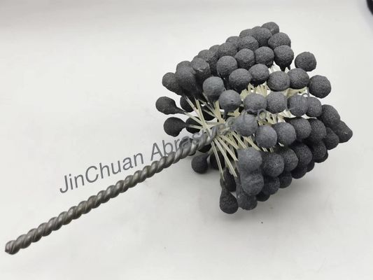 برس 100*80*200 میلی‌متری توپ سیلندر انعطاف‌پذیر برای تمیز کردن و تکمیل سوراخ‌ها