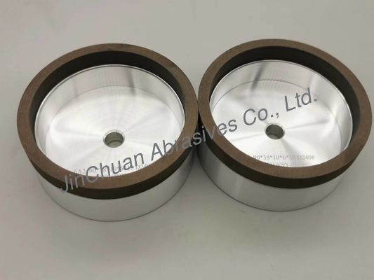 6A2 رزین الماسه سنگ زنی لبه چرخ پولیش جام چسبانده شکل D181