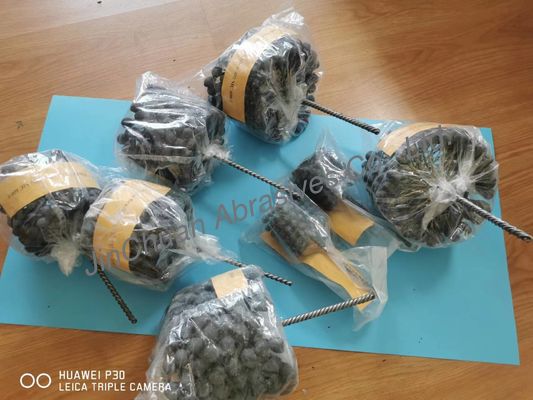 کارایی بالا کربید سیلیکون گرد برش تراش سنگ شکن دستگیره فلزی