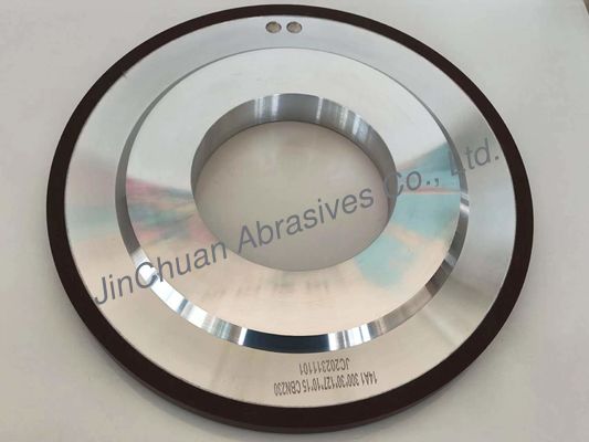14A1 300mm چرخ Cbn مسطح برای آسیاب استوانه ای و پولیش چرخ الماس