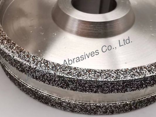 بدن فولادی الکتروپلاکت شده سی بی ان چرخ های آسیاب قطر 100 عدد Grit B301