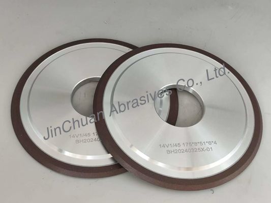 ريزين باند الماس چرخ گريدنگ 14v1 ، قطر 175 ، زاويه 45