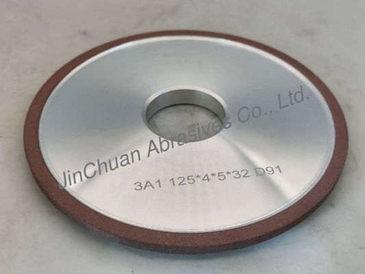 4A1 دیسک تراش الماس 125mm رزین الماس نوع چرخ خاشاک 3A1