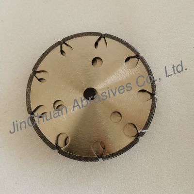 B80/100 145*4.8 * 16 *6 mm دیناساو CBN چرخ های آسیاب برای تیز کردن چنگال زنجیره ای