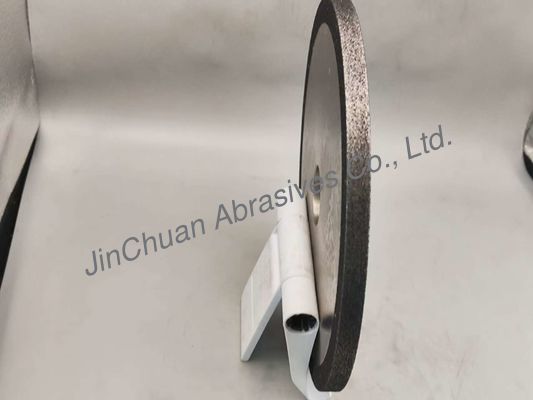 چرخ های آسیاب برقی CBN 200 * 9.5mm با شعاع 0.38mm برای آسیاب دقیق و پایان سطح صاف