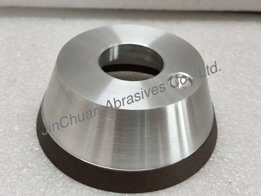 11V2 رزین الماس آسیاب چرخ با بدن آلومینیوم Grit 151 قطر 100