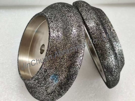 چرخ آسیاب برقی CBN برای تیغه تراش باند با قطر بدن فولادی 127mm
