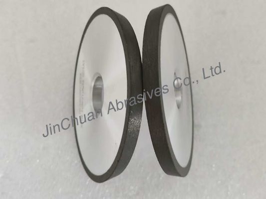 چرخ آسیاب رزین بوند CBN خاکستری 1V1 75mm با 10 درجه برای کارایی Gashing