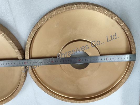 400 میلی متر دانه خام خلاء برزده چرخ Diamong D25/30 چرخ آسیاب برای آهن ریخته