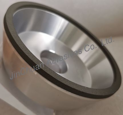 چرخ سنگ زنی CBN با رزین برای ماشینکاری فولاد با سرعت بالا و کاربید 11A2 125*40*32*6*4mm B151 C75