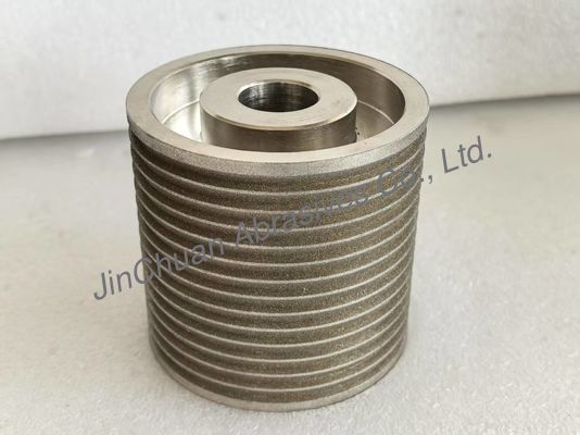 چرخ‌های CBN با روکش آبکاری شده با اندازه و شکل خاص، رنگ کهربایی، برای سنگ زنی و تیز کردن