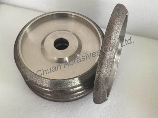 چرخ سنگ تیزکن Woodmizer با رنگ کهربایی و مشکی برای تیز کردن تیغه اره نواری Woodmizer، دیسک های 5، 6 و 8 اینچی