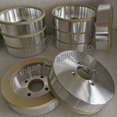 6A2 150*40*40*20*10mm D600 پیوند شیشه ای الماس چرخ آسیاب فوق سخت ابزار خاشاک