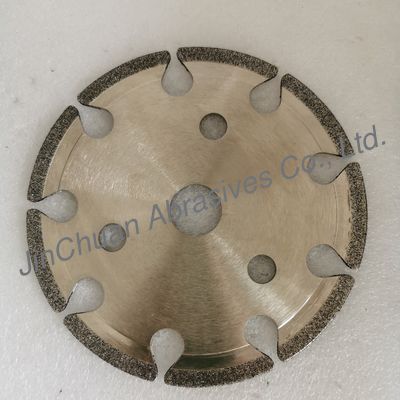 145*4.8*16*6mm B80/100 الکتروپلاستر شده سی بی ان Cyclone Milling Wheel برای زنجیر