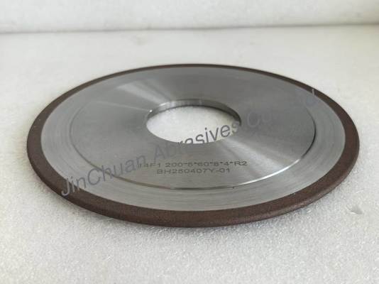 چرخ سنگ زنی رزین باند 14F1 CBN و الماس به عنوان چرخ CDX برای پروفیل کردن فولاد لمینت و چاقوهای کاربید