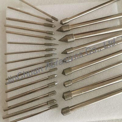 12*10*10*120mm سفارشی 45°-120° D126 قطعات آسیاب الکتروپلاستی برای کربید سیمان