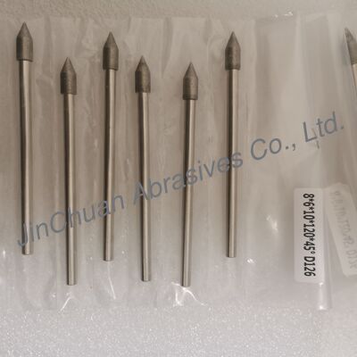 8*6*10*120mm سفارشی ساخته شده 30°-120° D126 قطعات خردکننده الکتروپلاستی برای کربید سیمان