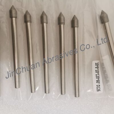 10*8*10*120mm سفارشی شده 30°-120° D126 قطعات آسیاب الکتروپلاستی برای کربید سیمان