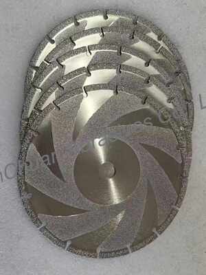 چرخ های آسیاب الماس الکتروپلاستی شده، قطر 230mm، شماره خرد D35/40