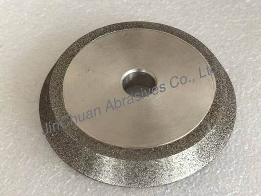 سنگ سنباده CBN آبکاری شده برای فرز انگشتی، قطر 78 میلی متر، زاویه 60 درجه
