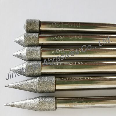 کلاه های خردکن الماس الکتروپلاستر شده در اندازه های مختلف برای کربید سیمان