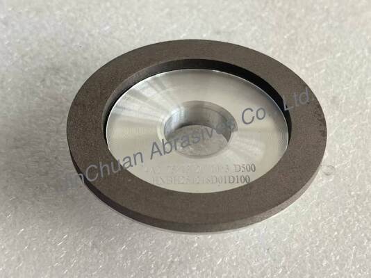 صفحه سنگ زنی الماس رزینی 4A2 مناسب برای ابزارهای کاربید، قطر 75 میلی متر، درجه سختی D500