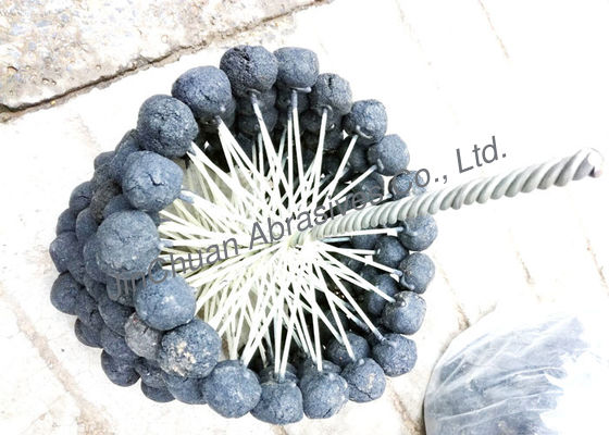 178mm Diamond Carbide Silicon Crushed Honing Brush / ابزارهای چسبان انعطاف پذیر مورد استفاده برای برداشتن سوراخ