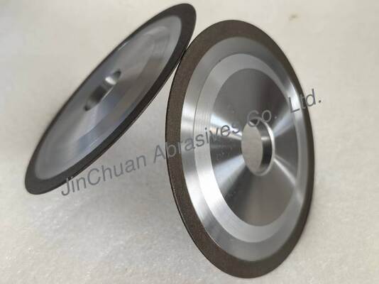 چرخ آسیاب رزین CBN 14F1 150*8*32mm عمر طولانی برای آسیاب ابزار HSS با لایه CBN 1.3mm-4.0mm