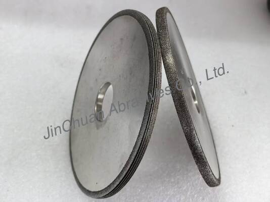 150mm الکتروپلاستر CBN چرخ چیمفر با B140/170 Grit و 31.75mm سوراخ برای خرد دقیق