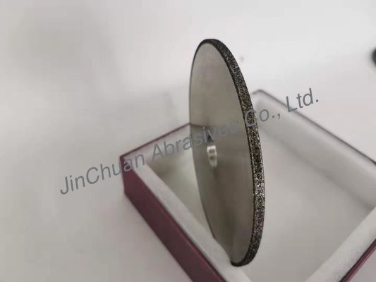 6mm ضخامت دو لایه CBN الماس چرخ گرد شکل 125MM * 6MM * 20MM