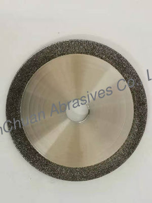 6mm ضخامت دو لایه CBN الماس چرخ گرد شکل 125MM * 6MM * 20MM