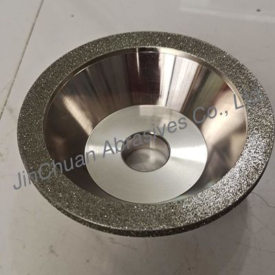 چرخ فنجان الماس آبکاری شده 11C9 40 Grit Diamond For Drill Bit