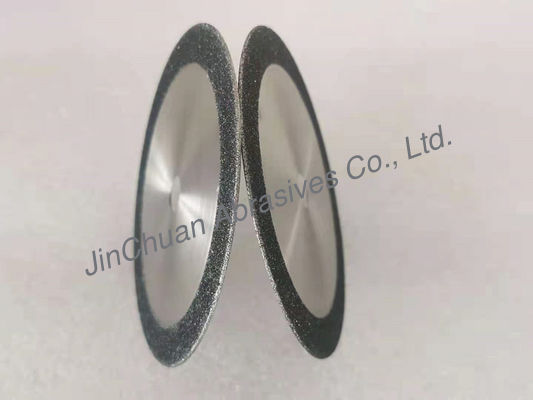 دیسک سنگزنی چرخ سنگزنی CBN 1A1 الکترو آبکاری شده برای ماشین آلات ریزکاری