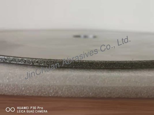 چرخ های سنگ زنی الماس آبکاری شده خاکستری با تیغه برش بدنه فولادی D40/45