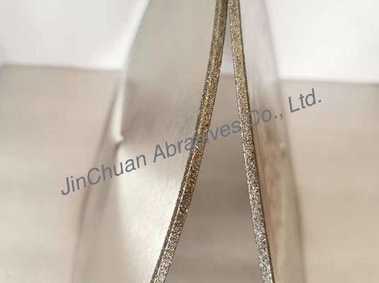 دیسک برش چرخ های سنگ زنی الماس آبکاری شده D35/40 Grits 350*4*25.4*4mm