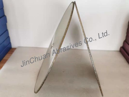 دیسک برش چرخ های سنگ زنی الماس آبکاری شده D35/40 Grits 350*4*25.4*4mm