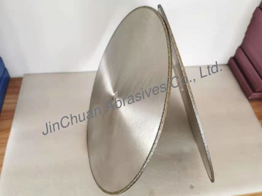 دیسک برش چرخ های سنگ زنی الماس آبکاری شده D35/40 Grits 350*4*25.4*4mm